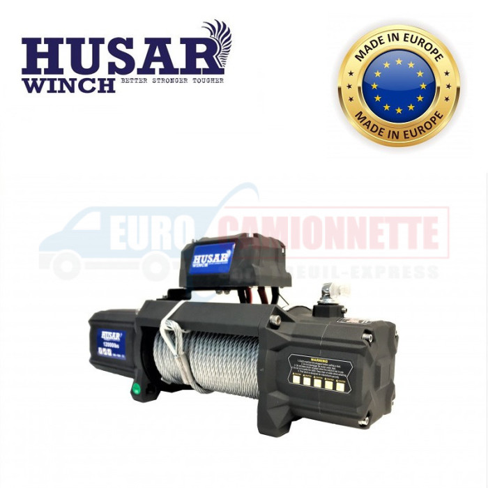 Treuil électrique HUSAR WINCH BST S 12000 5 4T 12V pas cher garantie