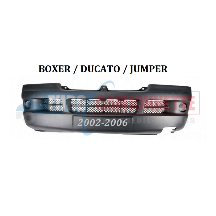 Pare choc av BOXER / JUMPER / DUCATO 02-06 noir