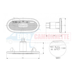 Feux de gabarit SPRINTER / CRAFTER 12/24V