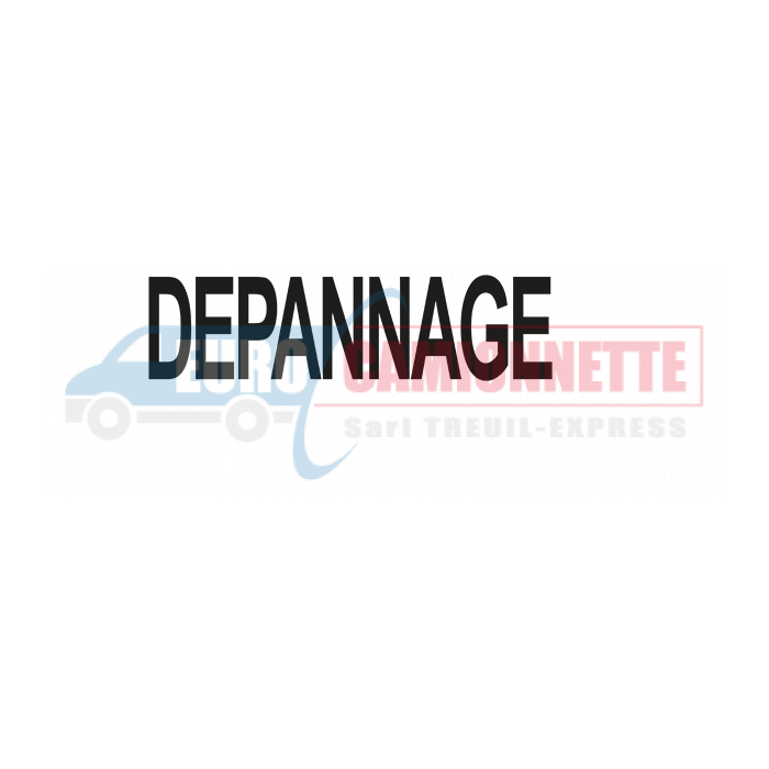Sticker Adhésif DEPANNAGE