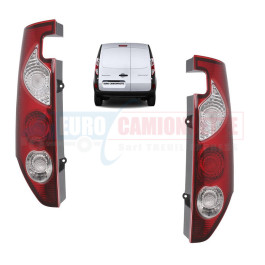 Feux phares arrière pour Renault KANGOO 2 portes de 2008 à 2013