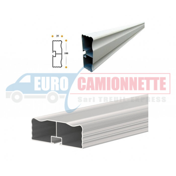 Barre de protections latérales en aluminium anodisé