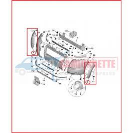 Moulure de porte avant droit ou gauche  Jumper III / Ducato et Boxer 06-11