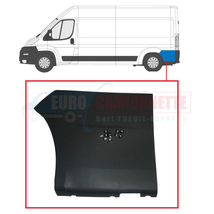 Moulure de porte avant droit ou gauche  Jumper III / Ducato et Boxer 06-11