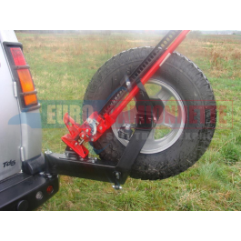 Support pour roue de secours pour Land Rover DISCOVERY II