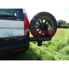 Support pour roue de secours Land Rover DISCOVERY III