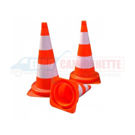 Cône de signalisation 50CM en caoutchouc