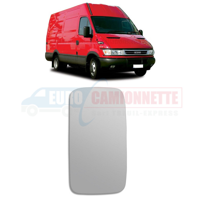Miroir de Rétroviseur à Adhésif pour IVECO Daily III de 1999 à 2006