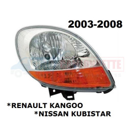 Optique avant KANGOO / KUBISTAR de 2003 à 2008 DROITE