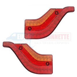 Feu arrière à LED avec clignotant dynamique Droit ou Gauche12/24V