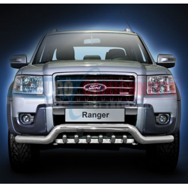 Pare-Buffle Bas avec Grille Homologué pour Ford Ranger 2007-2012