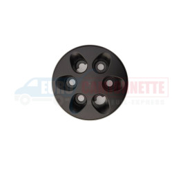 Enjoliveur /Cache centrale de Roue Chromé ou Noir pour Iveco Daily jusqu'a 2006-