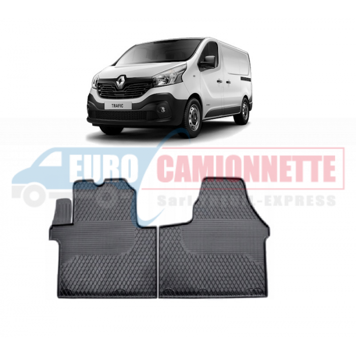 Tapis de sol pour Renault Trafic III 2014-2023 3ème rangée en caoutcho –  omac-france