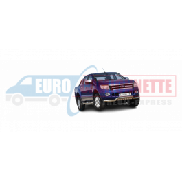 Pare-Buffle Bas avec Plaque de Protection Homologué pour Ford Ranger 2012-2016