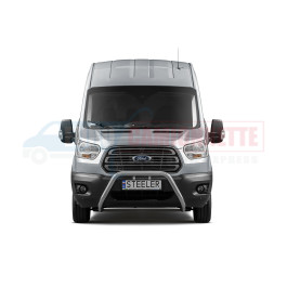 Pare-Buffle sans Barre Centrale Homologué pour Ford Transit 2014-2019