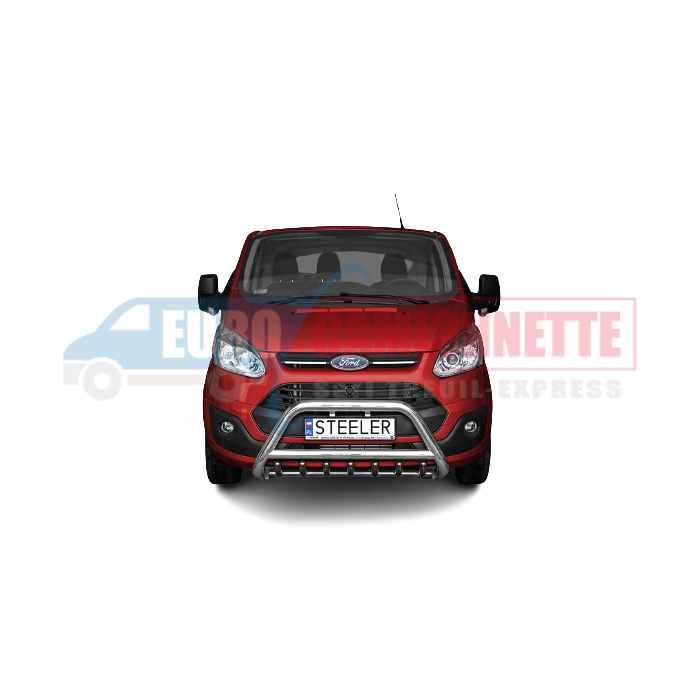 Pare-Buffle avec Grille Homologué pour Ford Transit Custom 2012-2018