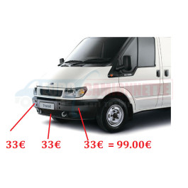 COIN PARE CHOC AVANT DROITE OU GAUCHE FORD TRANSIT 00-06 *AVEC TROUS