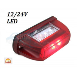 Feu de plaque d'immatriculation arriere a LEDS en 12/24V