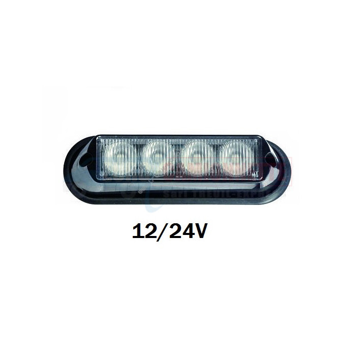 FEUX DE PENETRATION LED 4xLed 12/24V Orange.