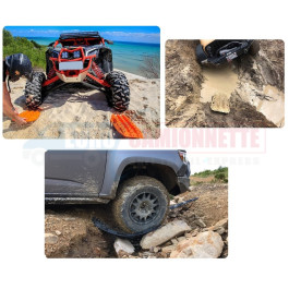 2x Piste de récupérations de traction 4x4 OFF ROAD EXTREME